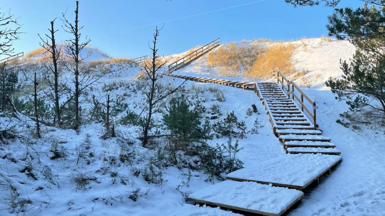 Morskie Domki Kopalino Caloroczne Lubiatowo  Eksteriør billede